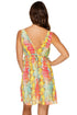 Luli Fama Smoke Show V Neck Short Dress